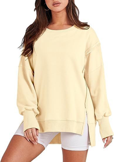 Cozy Oversized Crewneck Sweatshirt – Fall & Winter Essential